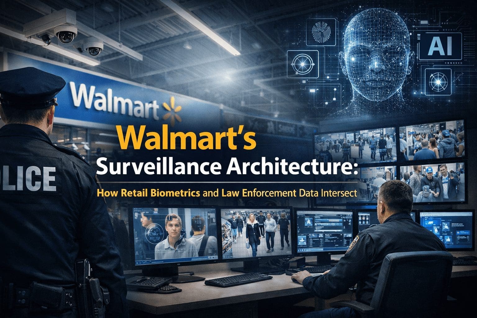 Walmart’s Surveillance Architecture: How Retail Biometrics and Law Enforcement Data Intersect