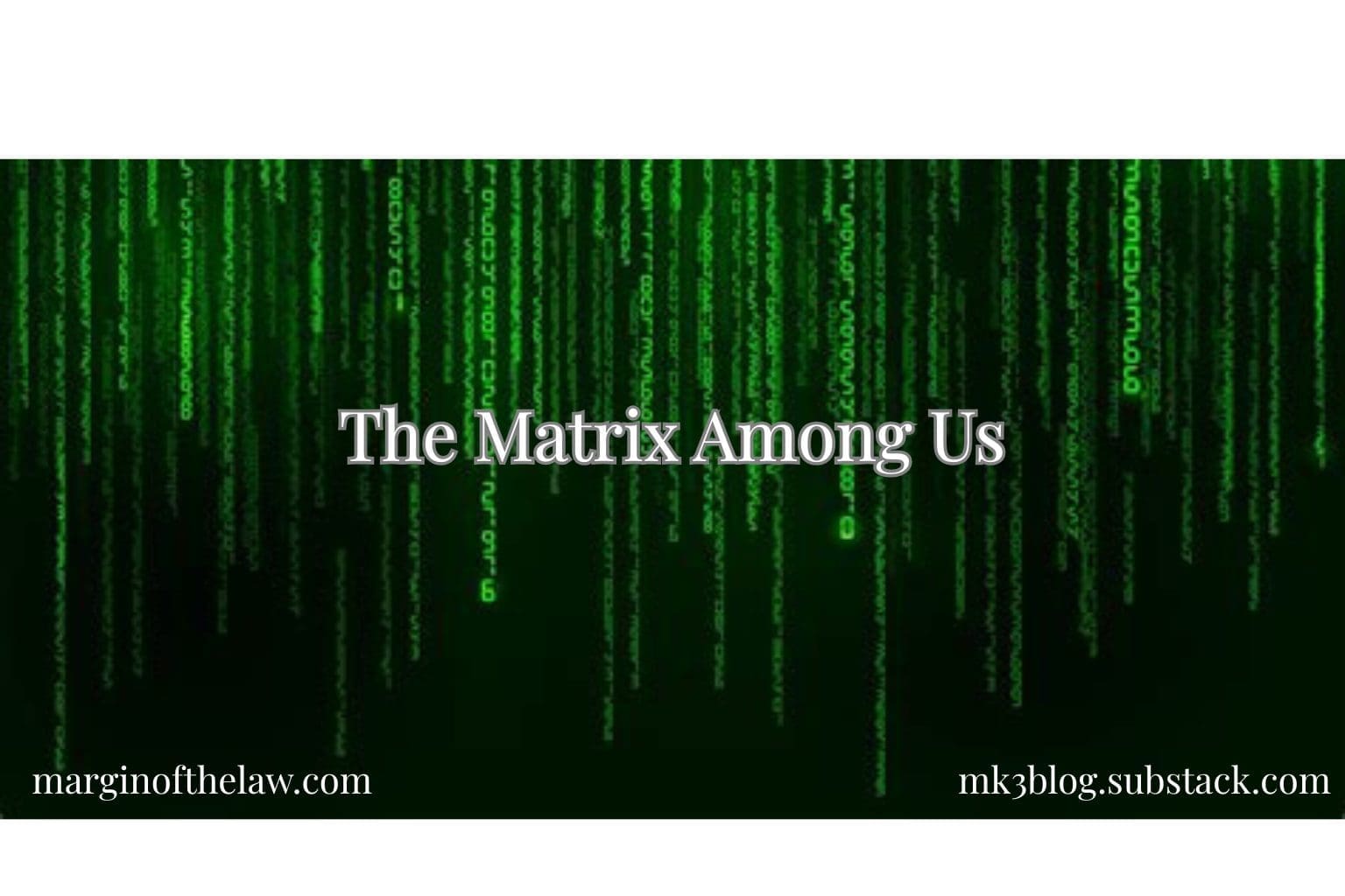 The Matrix Among Us